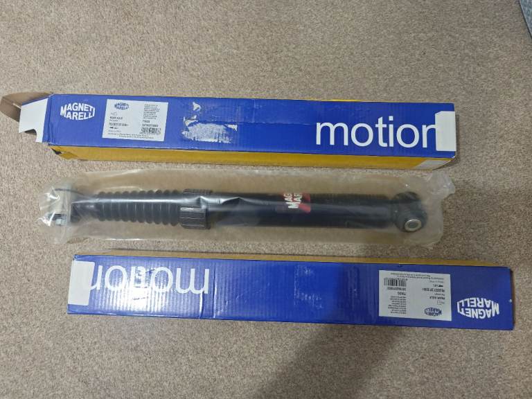 Peugeot 207 Magneti Marelli 7062G Shock Absorbers (x2) Rear Suspension 5206FF 5206FT