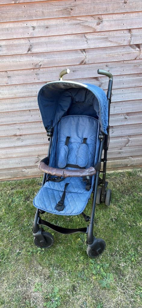 Blue Pushchair / Stroller – Good Condition