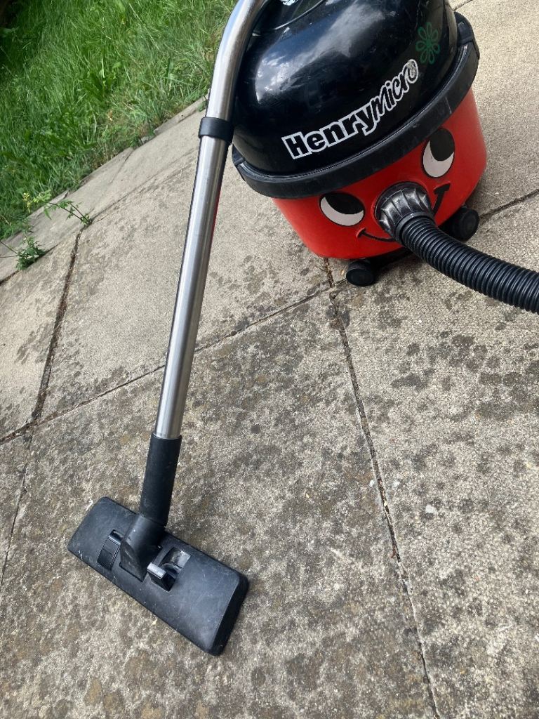 Henry Micro Vacuum Cleaner - Red, Good Condition