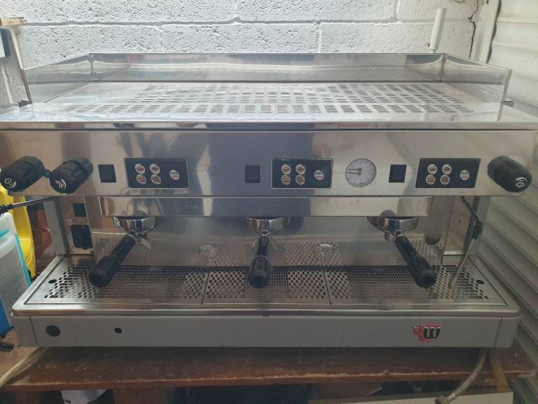 Commercial Espresso Coffee Machine - Stainless Steel, Good Condition