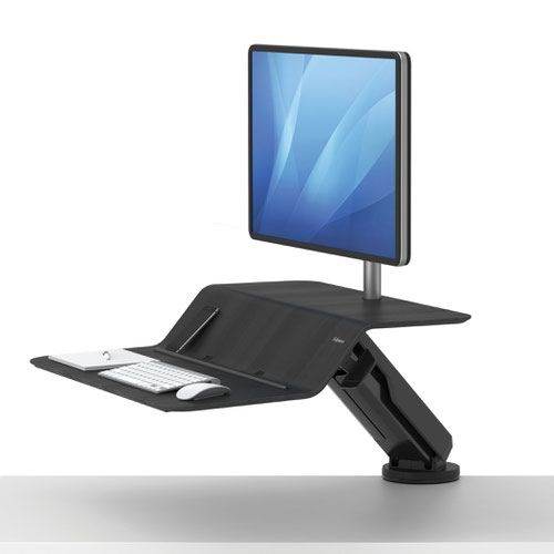 Fellowes 8081501 Lotus RT Single Sit-Stand Workstation