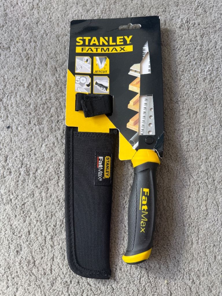 New Stanley FatMax Jab Saw with Sheath