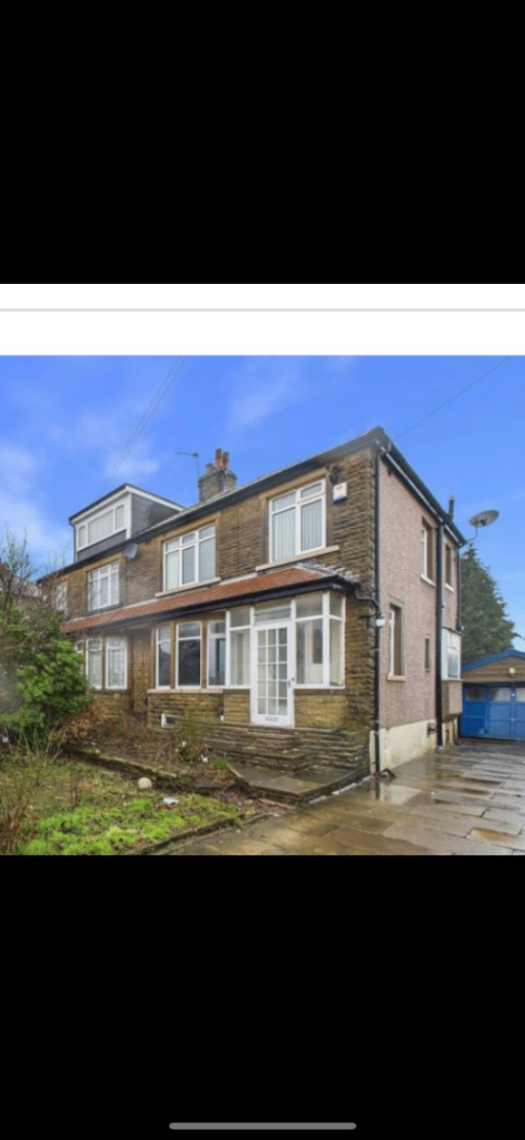3 bed semi detached property to let in bd6