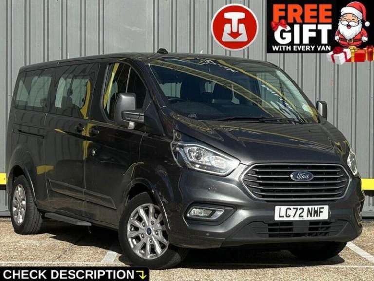 2022 Ford Tourneo Custom 2.0 320 EcoBlue Titanium Minibus Double Cab 5dr Diesel Auto L2 Euro 6 (s...