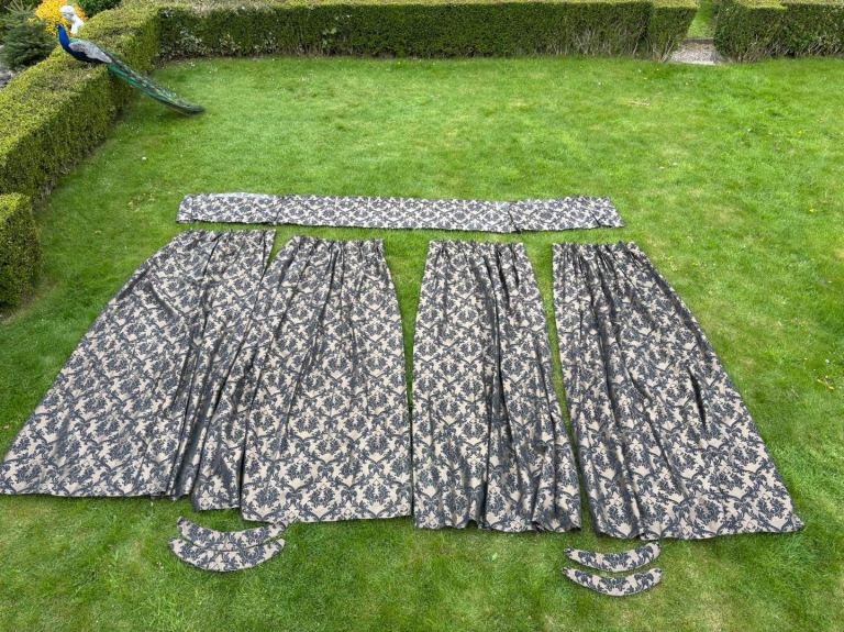 Large Pairs of Curtains Huge Window Drapes 
