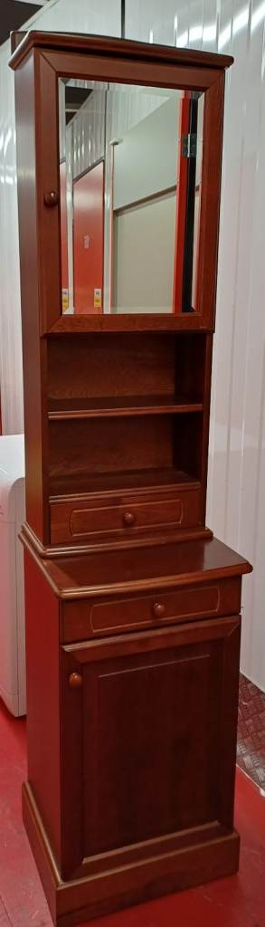 Miller tall bathroom cabinet with mirror
