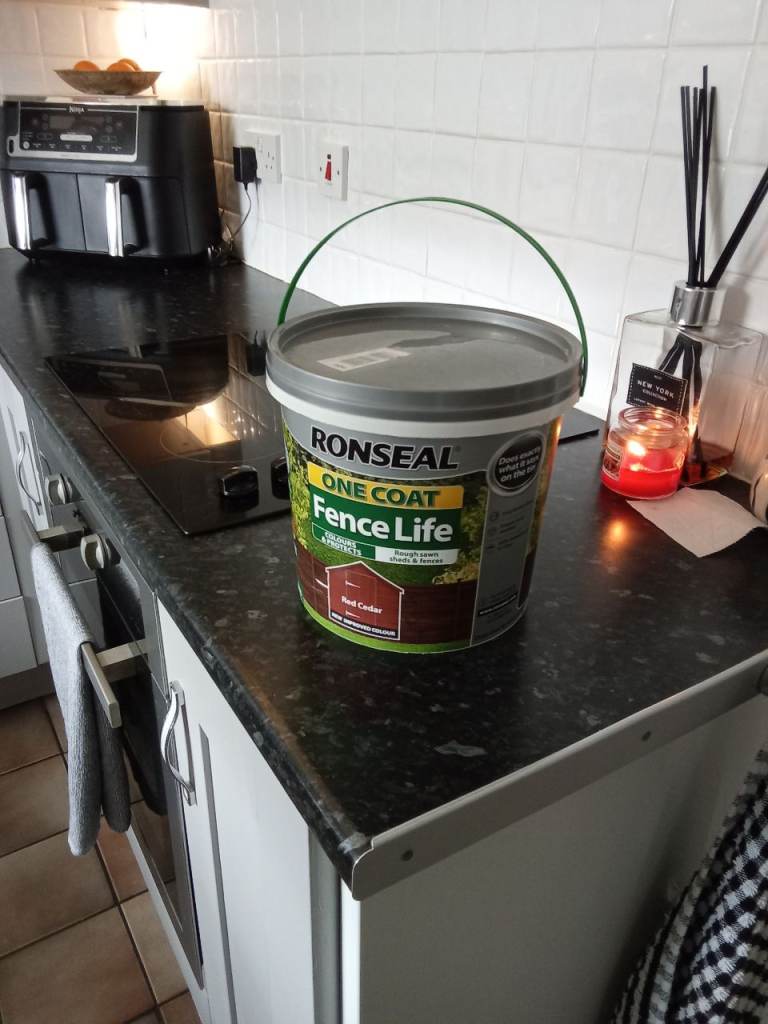 Ronseal Fence Life One Coat - Red Cedar Paint x4
