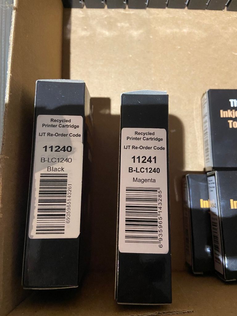 Assorted ink cartridges