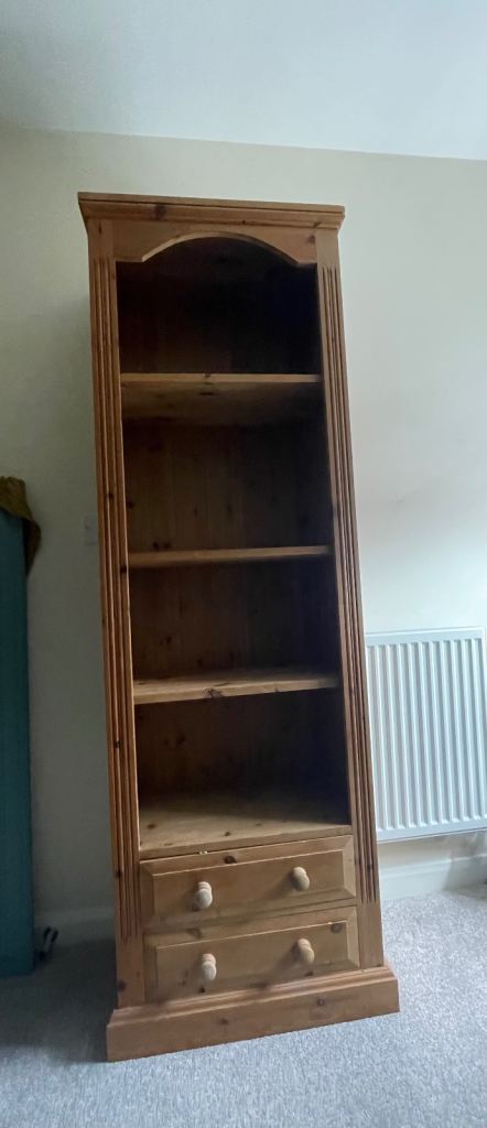 Pine bookcase - perfect for upcycling