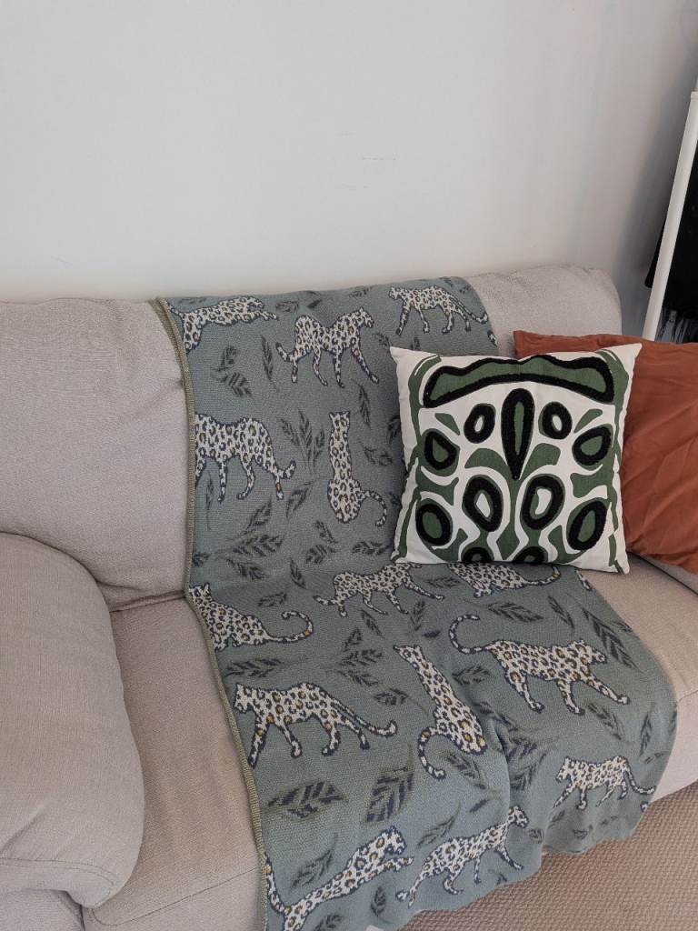 White Two Seater Sofa 