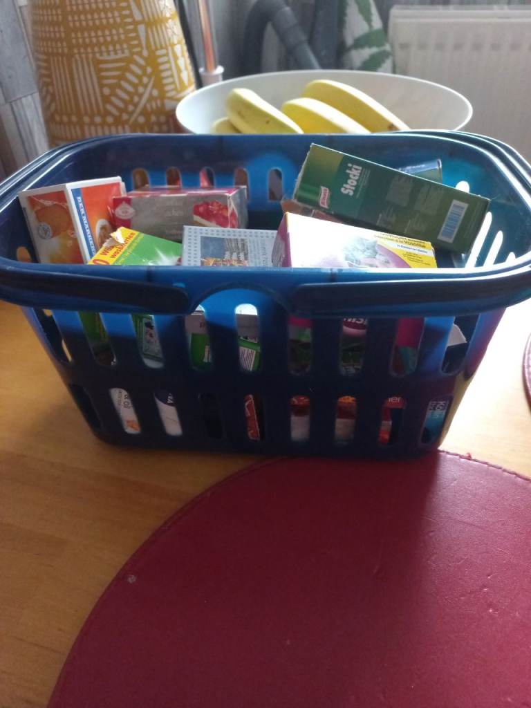 Shopping basket for a kids 