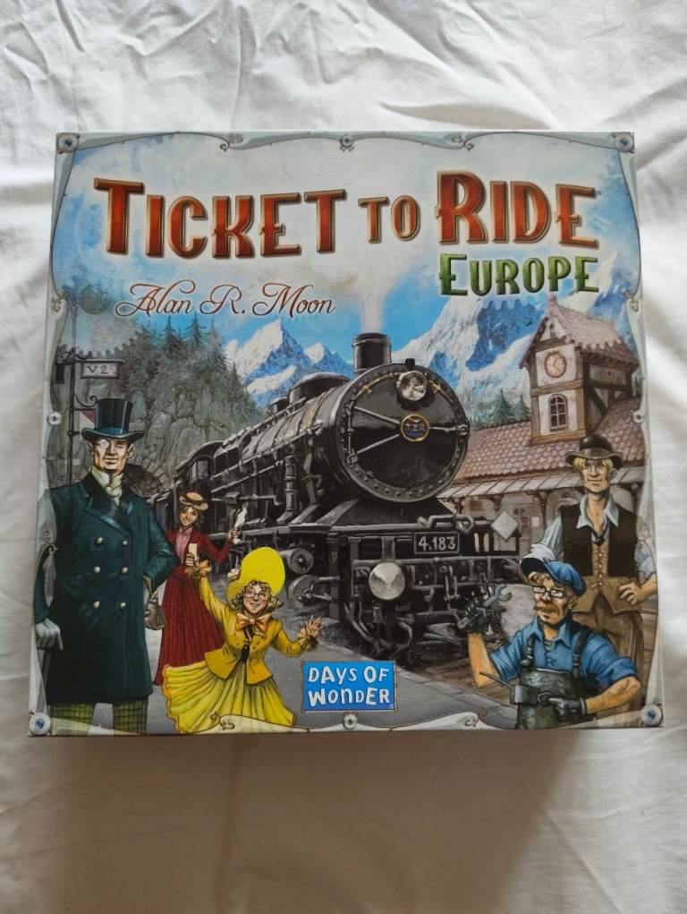 Ticket to Ride Europe Board Game