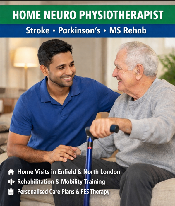Home Neuro Physiotherapist – Stroke, Parkinson’s, MS Rehab | Central & North London