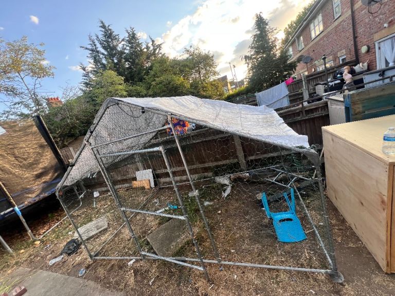 Chicken coop run