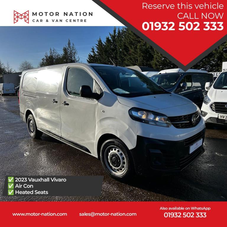 2023 Vauxhall Vivaro 2900 1.5d 100PS Prime H1 Van PANEL VAN DIESEL Manual