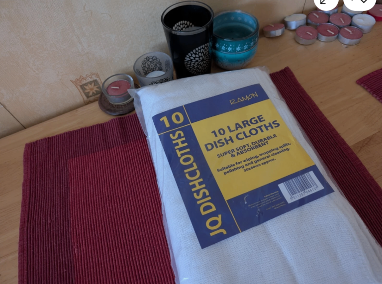 Pack of 10 JQ Dishcloths 30x40cm professional cleaning - massive discount