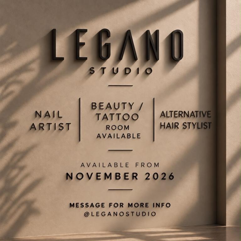 Creative Studio Spaces Available, Glasgow City - Hair/Nails/Beauty/Tattoo
