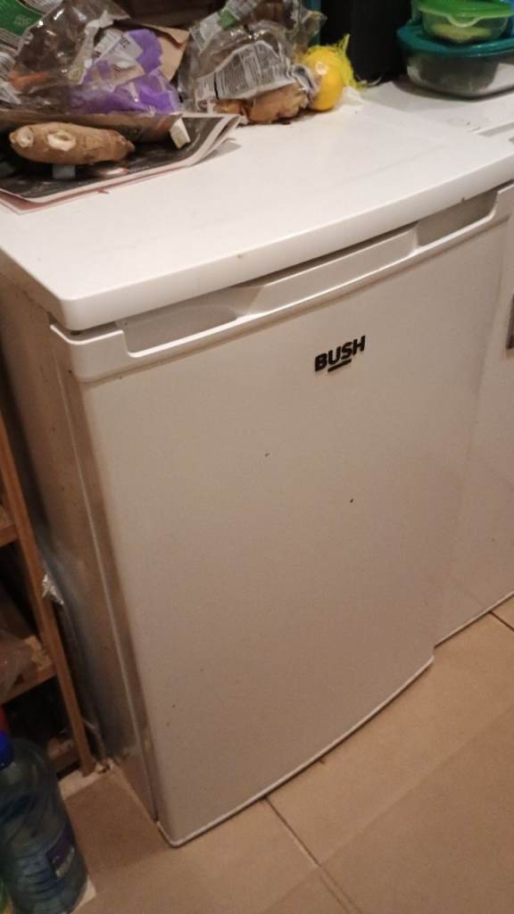 Bush White Freestanding Fridge – Good Condition