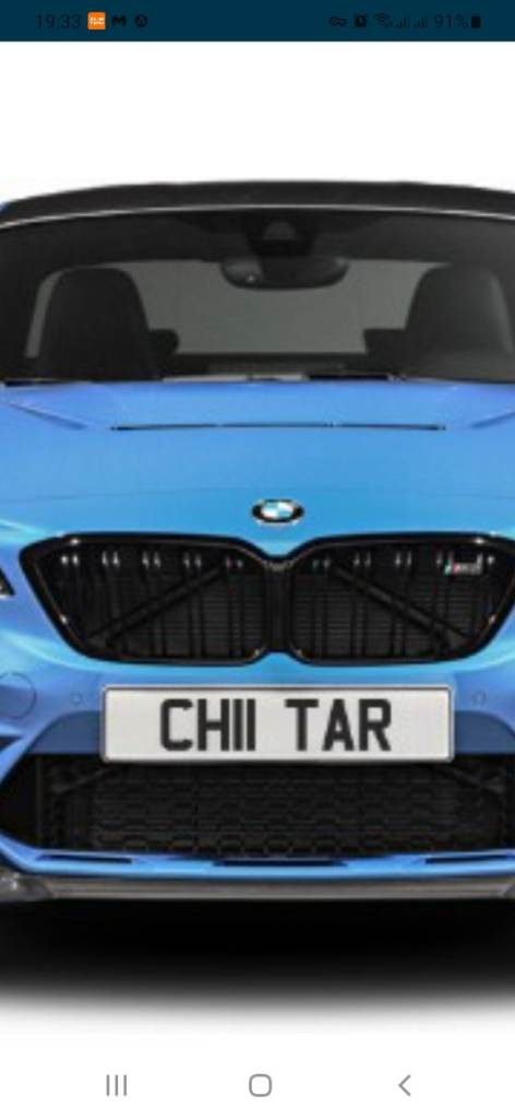 Private number plate 