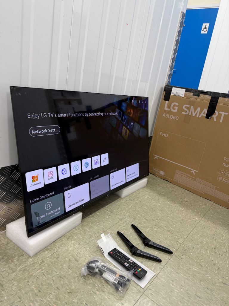 LG 43 inch HDR Smart LED TV – Freeview Play - READ DESCRIPTION 