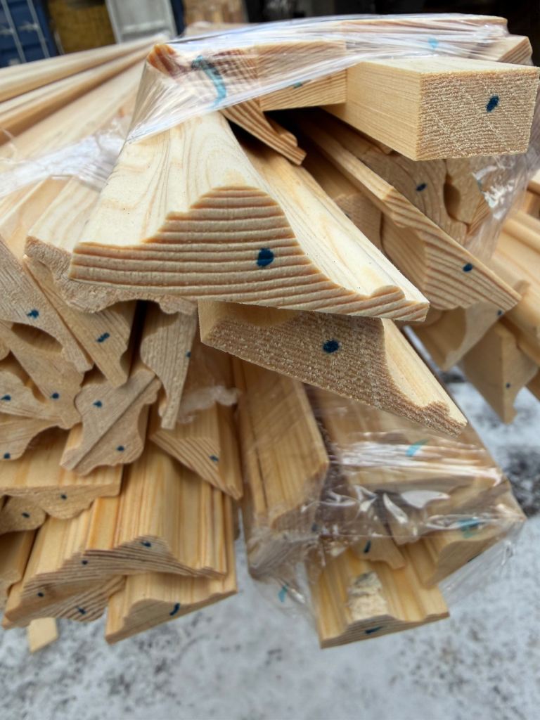 Timber dado rail 2.4 metres long 