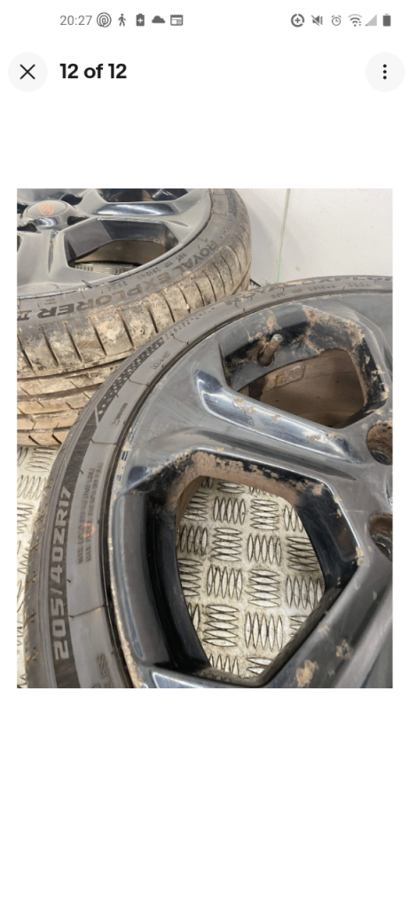 ford fiesta 4x108 st 17inch wheels