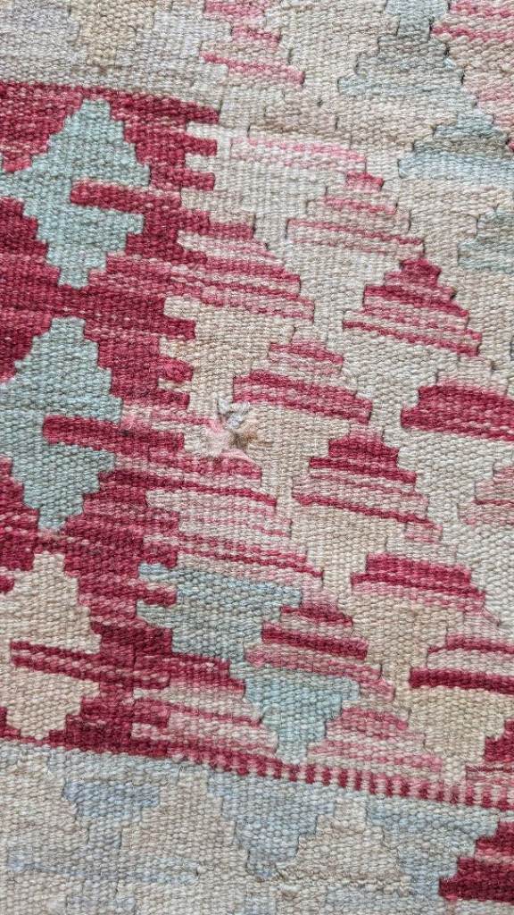 Afghan kilim geometric rug