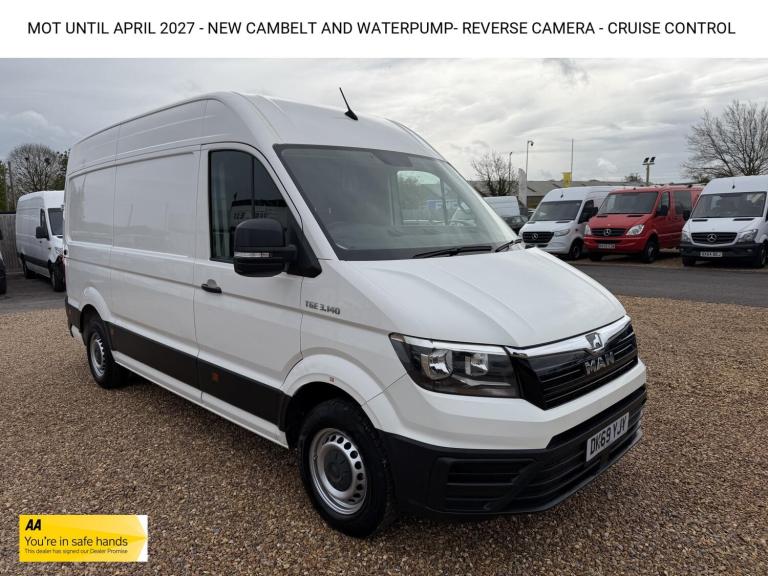 2019 MAN TGE 2.0 3140d Panel Van 5dr Diesel Manual FWD Standard Medium Roof Euro 6 (s/s) Panel Va...