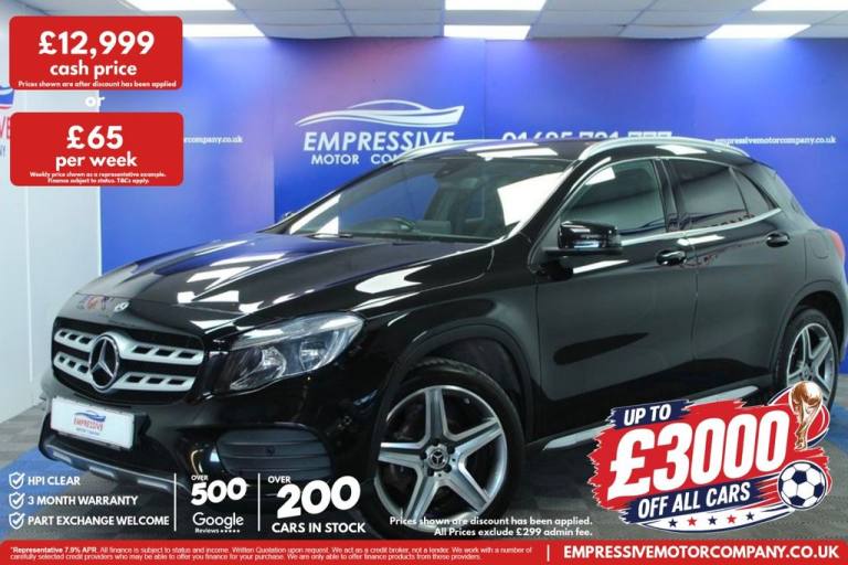 2018 18 MERCEDES-BENZ GLA 2.1 GLA200D AMG LINE (EXECUTIVE) SUV 5DR DIESEL 7G-DCT