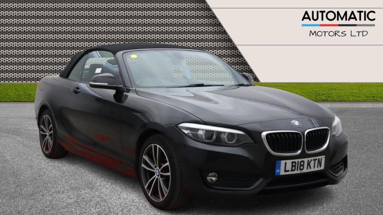 2018 BMW 2 Series 1.5 218i Sport Convertible 2dr Petrol Auto Euro 6 (s/s) (136