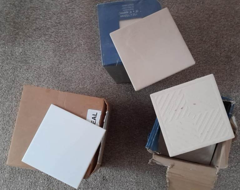 Selection of wall tiles