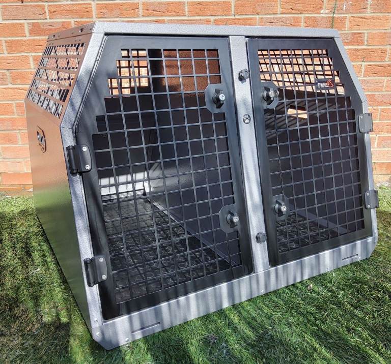 Trans K9 ( B19 ) Transport double dog cage ( Lockable & Crash Tested) Transk9