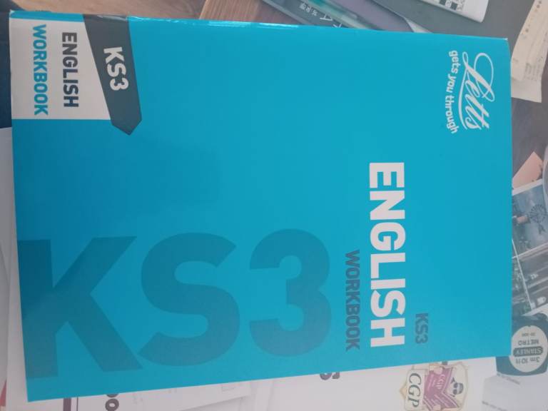 Letts KS3 English workbook £2