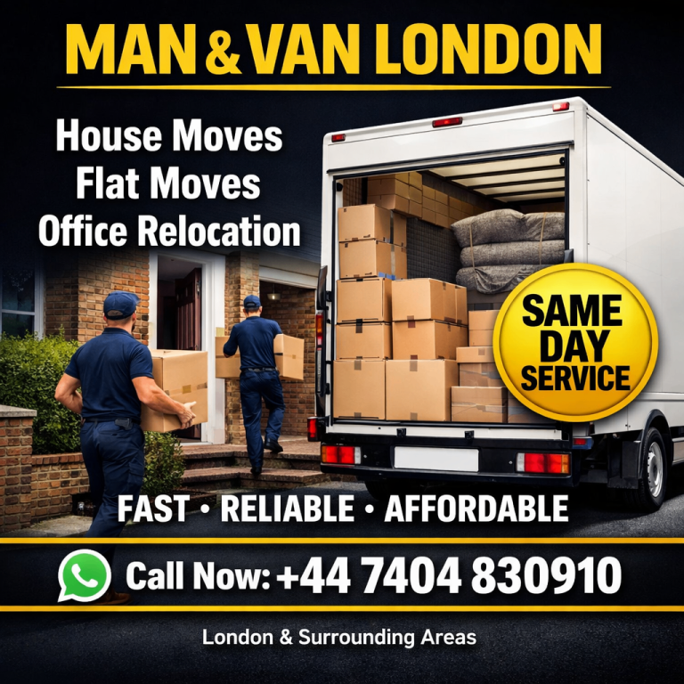 CHEAP Man & Van London | House Moves | Same Day | Call Now