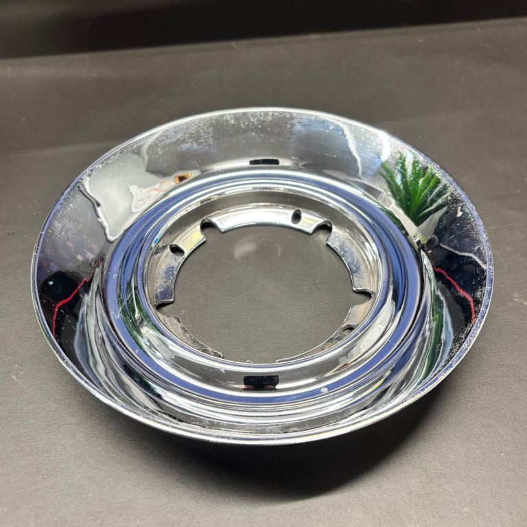 Single Bentley flying spur Continental gt GTC chrome bezel centre cap surround 