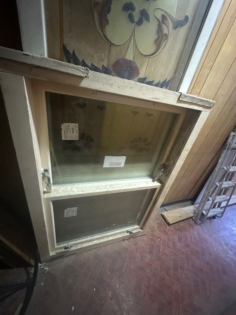 Timber Double Glazed Sash Window – Never Installed