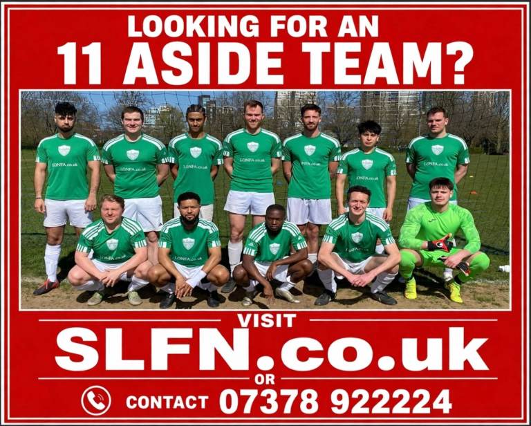 SPORTING LONDON FC  LOOKING FOR NEW PLAYERS. Play 11 aside in london, looking for a new team? 