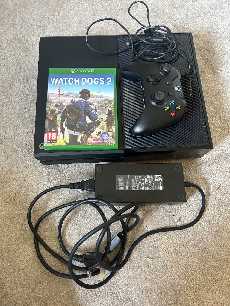 Xbox One Console with Watch Dogs 2 and Controller
