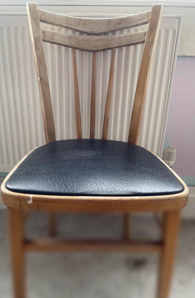 Vintage Chair with Padded Seat