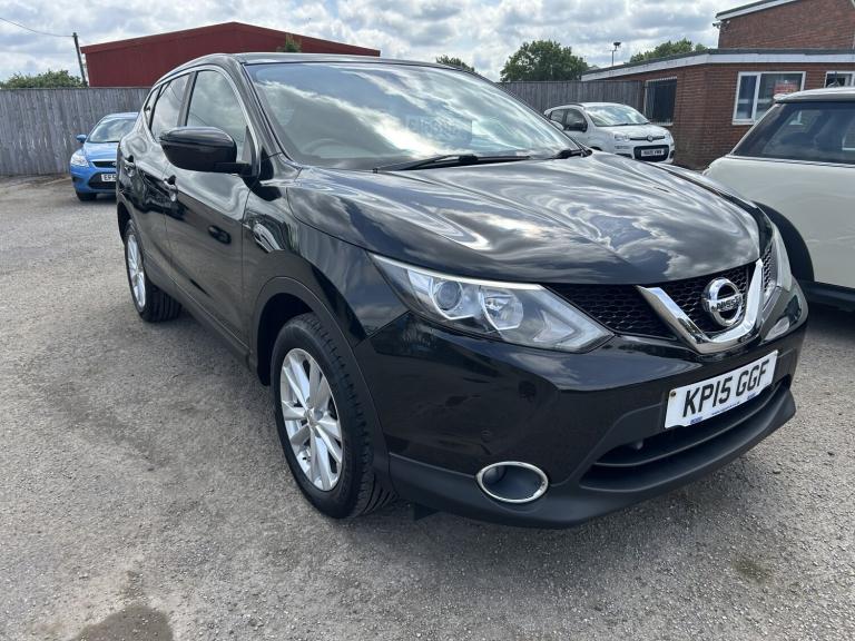 2015, NISSAN QASHQAI 1.5 dCi Acenta+ Black Manual Diesel