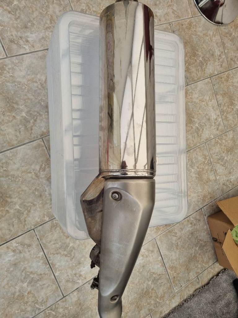 Honda exhaust end can