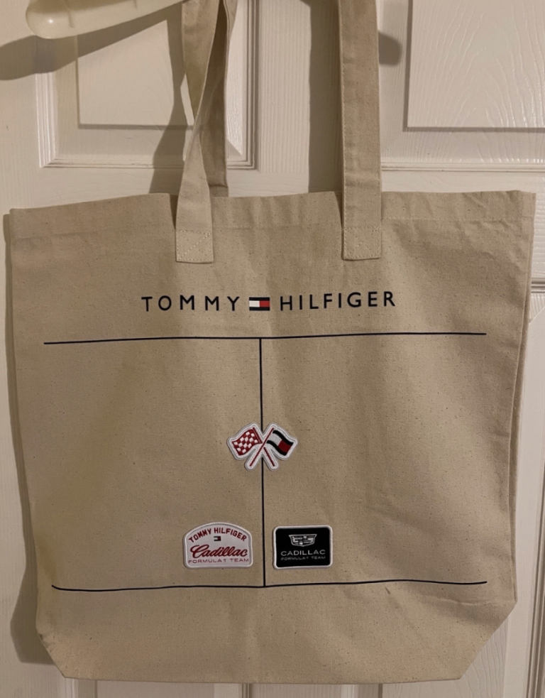 Cadillac Formula 1 & Tommy Hilfiger Tote Bag - Valtteri Bottas, Sergio Perez