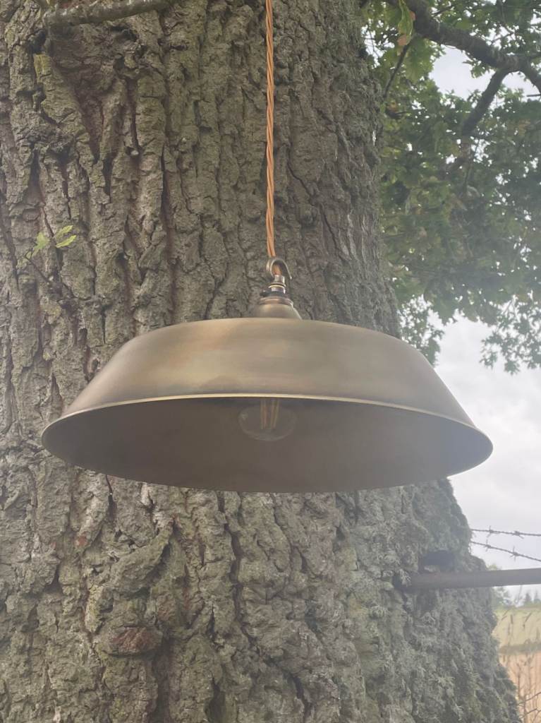 Jim Lawrence - set of 3 - Balmoral Pendant Lights in Antique Brass kitchen lights