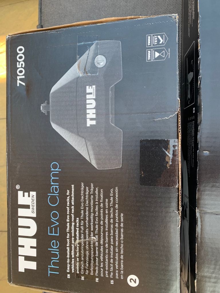 Thule Aero bars with 71050 fixing kit