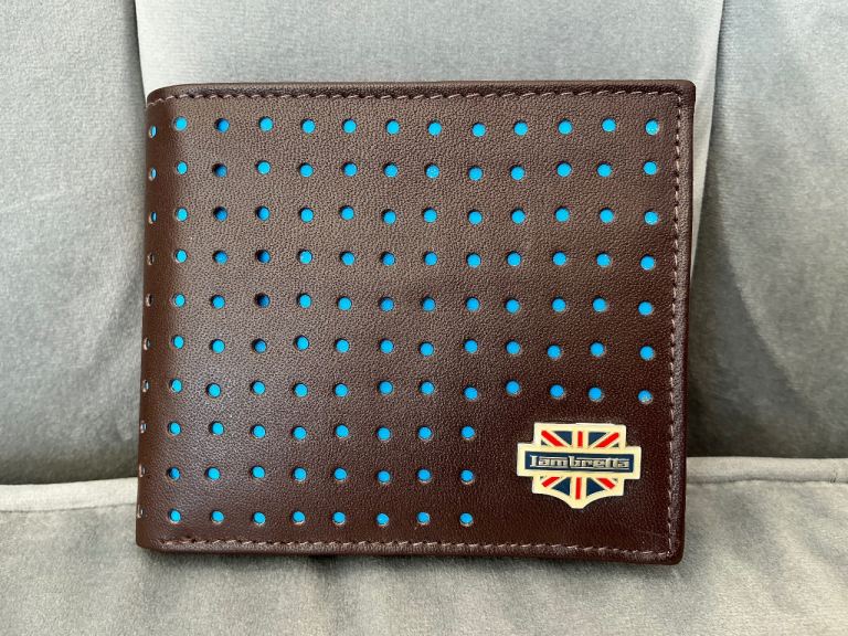‘Lambretta’ Men’s Brown Leather Wallet - BRAND NEW