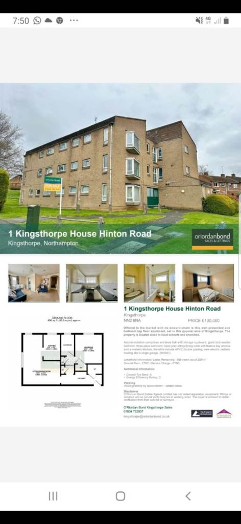 1 bed spacious flat