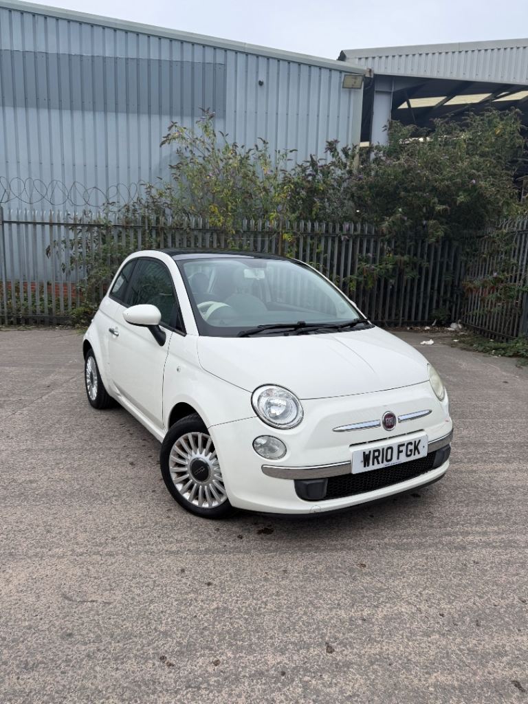Fiat, 500, Hatchback, 2010, Manual, 1242 (cc), 3 doors