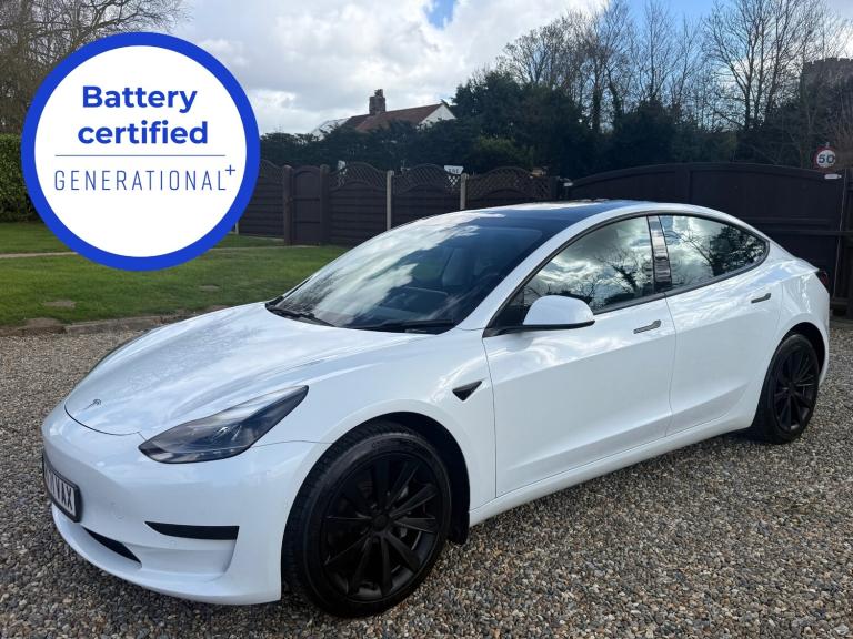 BARGAIN NOV 2021 71 REG TESLA MODEL 3 STANDARD RANGE PLUS - 1 OWNER - HEAT PUMP