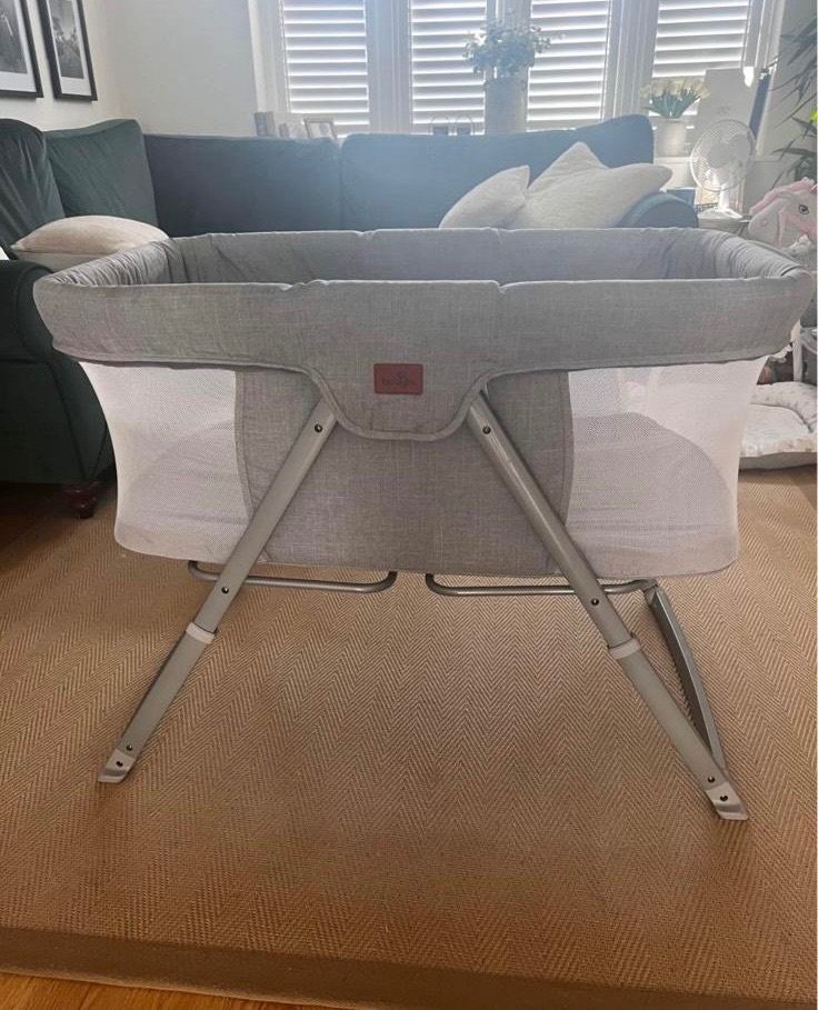 Babylo Sleep and Stay Folding Crib Travel Cot Baby Bed with Mattress