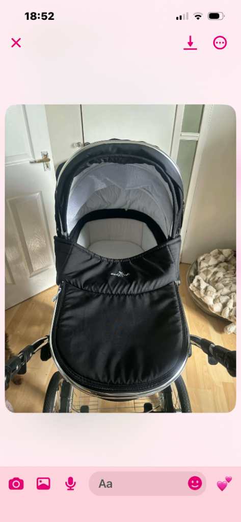 Bebetto pram in perfect condition come with buggy part
